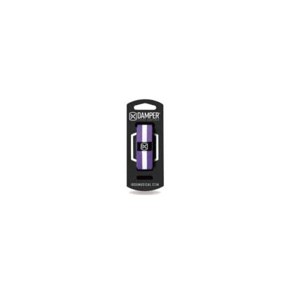 Damper Medio - Md - Etiqueta De Tela De Poliéster - Color Lila, Blanco - Ibox-Dkmd07
