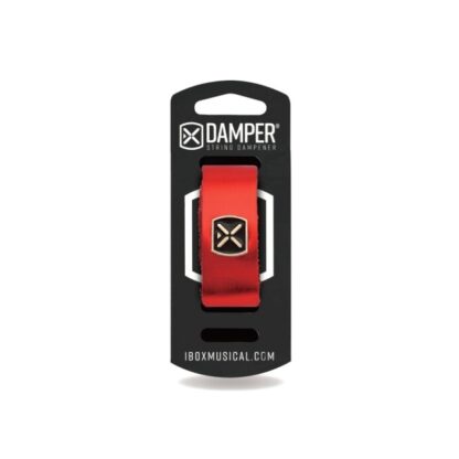 Damper Damper Pequeño - Sm - Para Guitarras Eléctricas, Bajos De 4 Cuerdas,  Color Rojo Metalizado - Ibox-Dmsm04