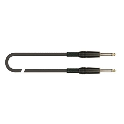 Cable De Instrumento Plug Plug 3 Metros Negro - Ql-Str601k-3Bk
