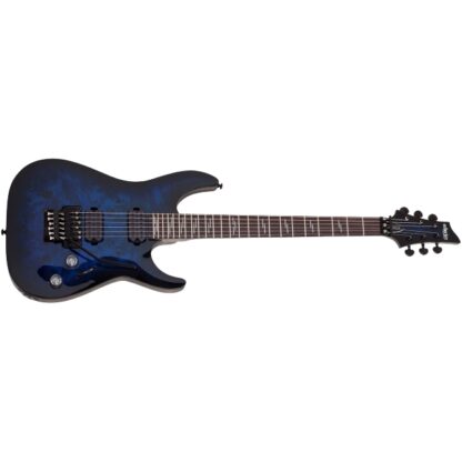Guitarra Electica Omen Elite 6 Con Floyd Rose Color Stbb - Sch-Omen-Elite-6Fr-Stbb
