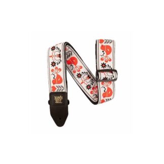 Correa Para Guitarra/Bajo Clásica Jacquard - Red Bird Winter - Eb-P04689