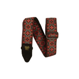 Correa Para Guitarra/Bajo Clásica Jacquard - Red King - Eb-P05346