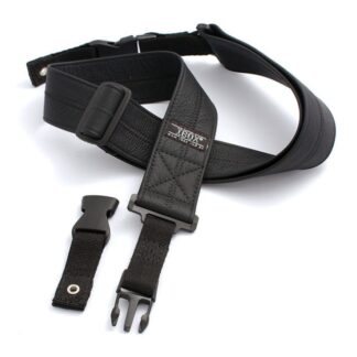 Correa Para Instrumentos De Cuerda Con Sistema De Liberación Rápida, 5Cm De Ancho - Cuero - Color Ne - Ibox-Cq52