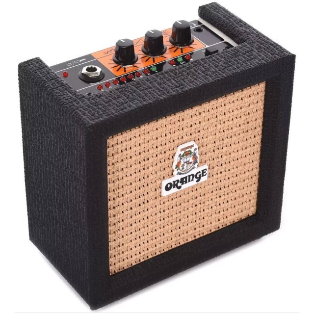 Crush Mini - 3 Watts, Solid State Guitar Combo, Speaker Out And Aux In Negro - Ora-D-Crush-Mini-Bk