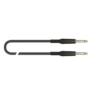 Cable De Instrumento Plug Plug 3 Metros Negro - Ql-Str601k-3Bk