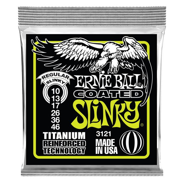 Guitarra Eléctrica Regular Slinky Rps Coated Titanium - Eb-P03121