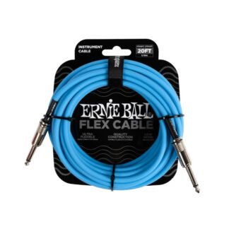 Cable De Instrumento Flex Recto/Recto 20Ft - Azul - Eb-P06417