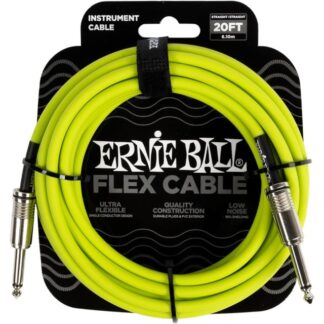 Cable De Instrumento Flex Recto/Recto 20Ft - Verde - Eb-P06419