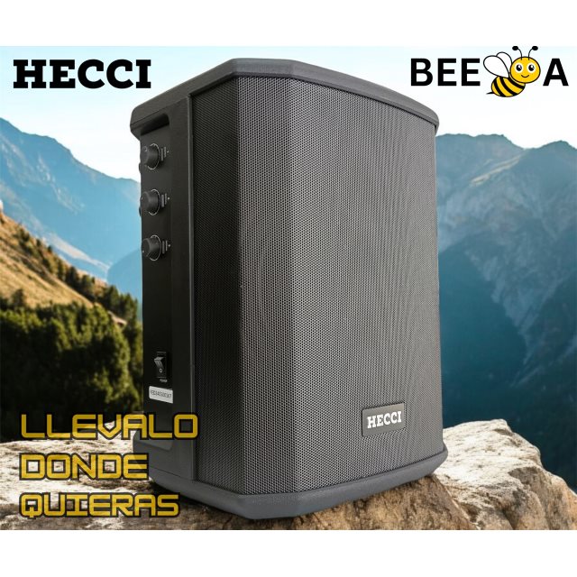 Parlante Portable Profesional Con Bluetooh Hecci Bee A - He-Bee-A