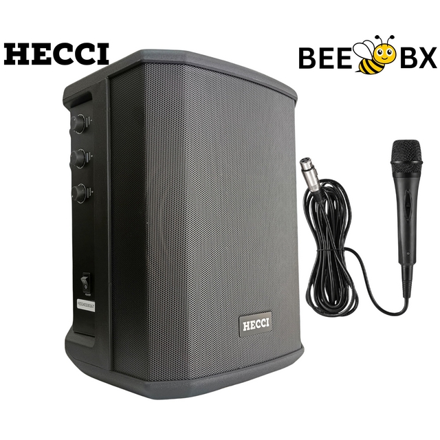 Parlante Portable Profesional Con Bluetooh Hecci Bee Bx Con Mic Incluido - He-Bee-Bx