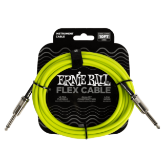 Cable De Instrumento Flex Recto/Recto 10Ft - Verde - Eb-P06414