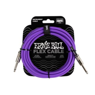 Cable De Instrumento Flex Recto/Recto 10Ft - Purple - Eb-P06415